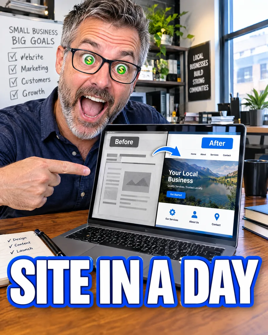 AI website builder for local business: what DIY can and cannot ship