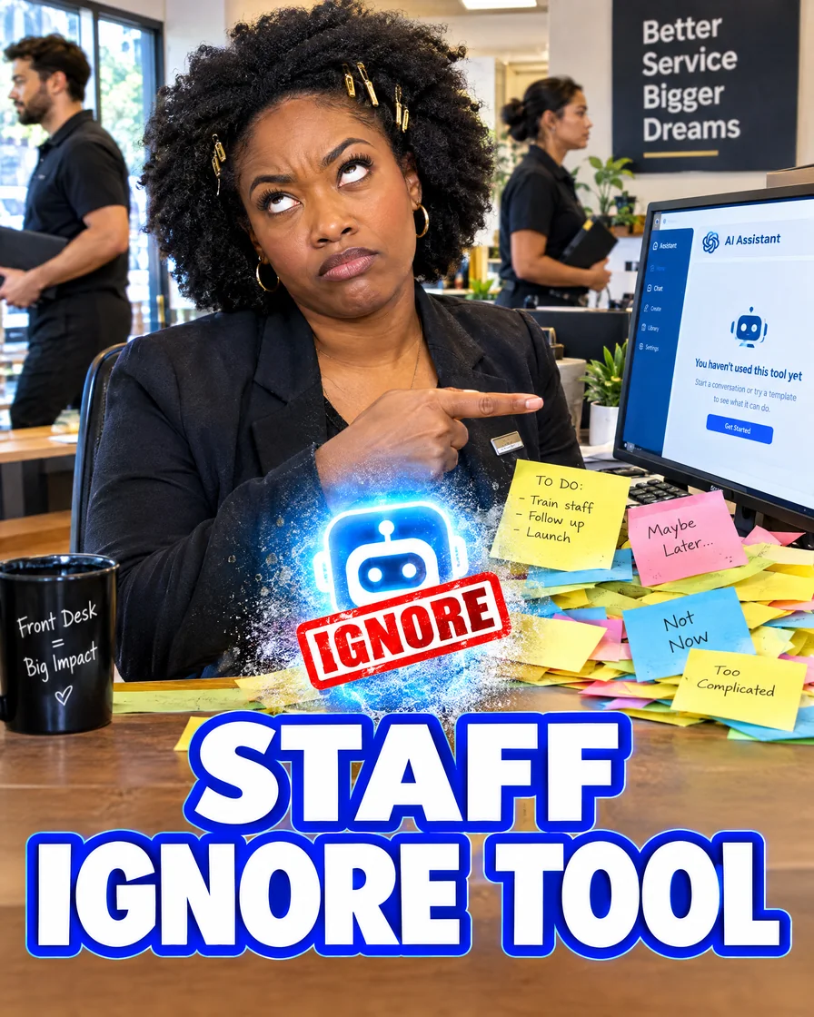 How do I get my staff to actually use AI tools?