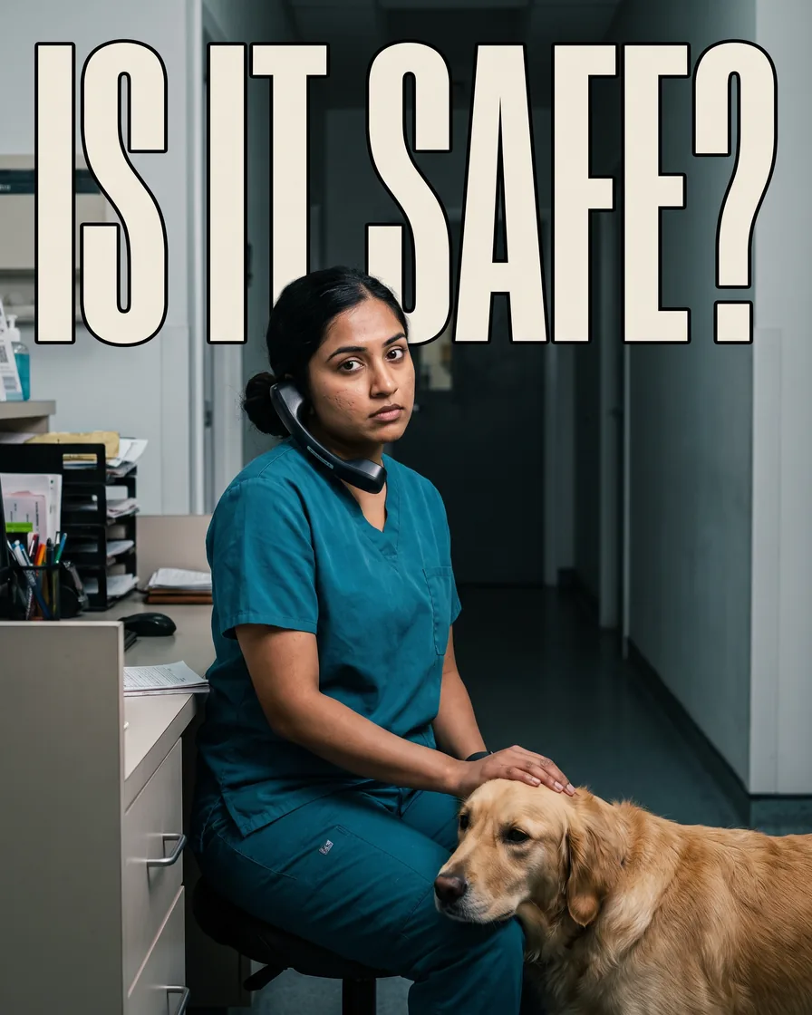 Is it safe to let AI answer a vet clinic's phone?